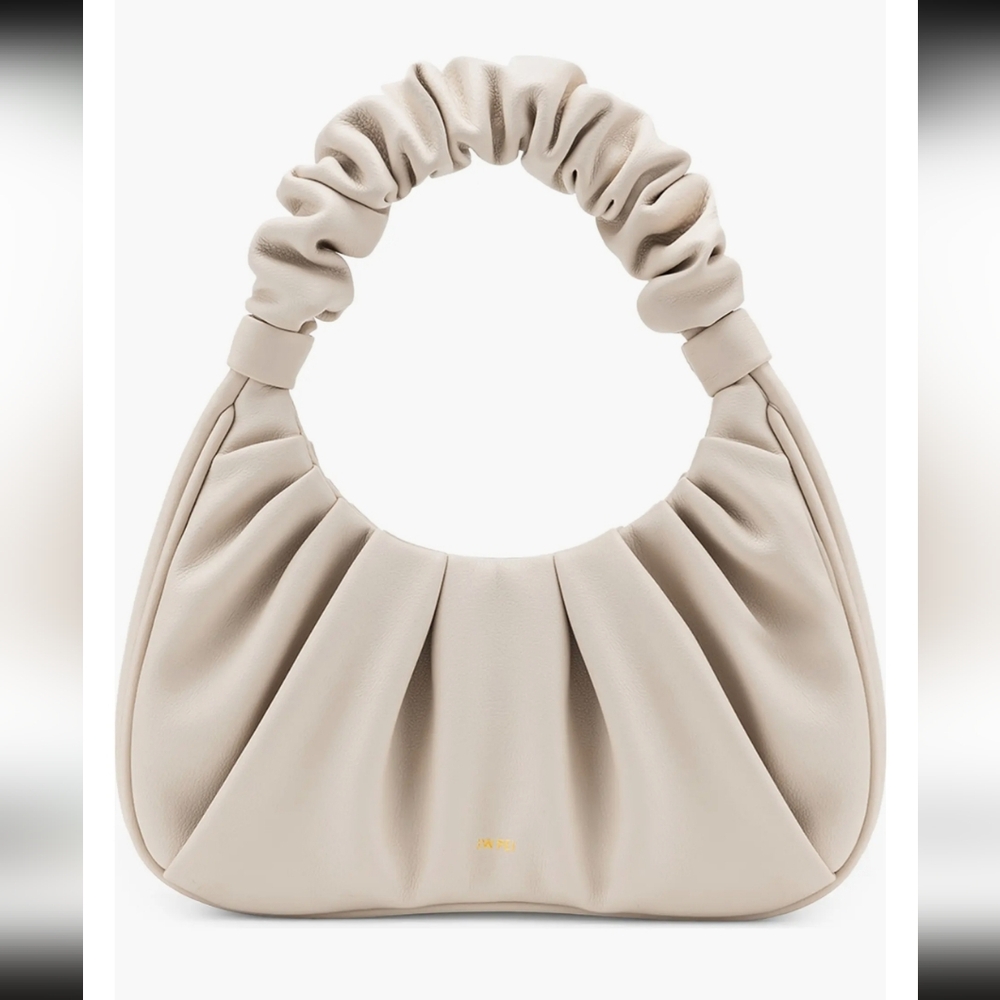 JW Pei Gabbi Ruched Faux Leather Hobo